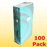 Papiertaschet�cher 100 Pack a 10 St�ck 4-lagig wei�